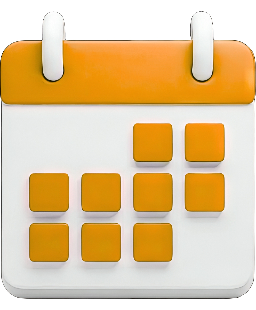 Calendar icon representing flexible auto loan payment schedules
